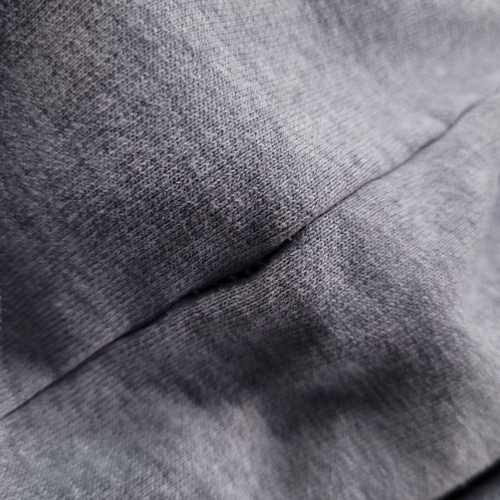 Karl Lagerfeld Big Logo Crew Neck Ribbed Sweatshirt Designer Preppy Large - Picture 9 of 9